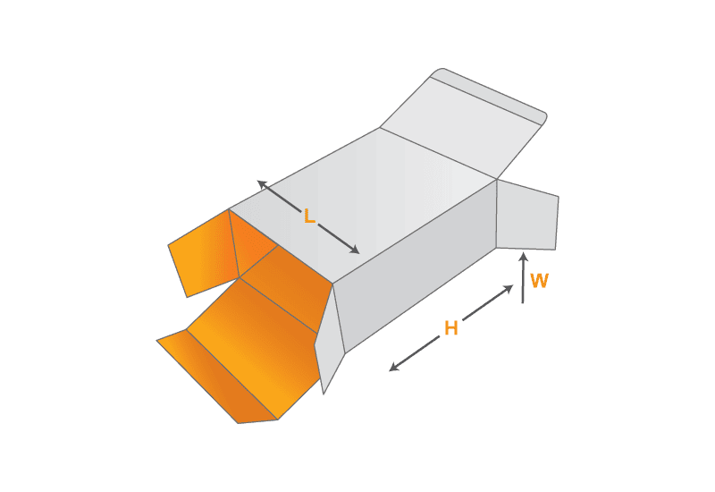 reverse tuck end box template