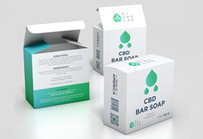 Custom CBD Bar Soap Boxes