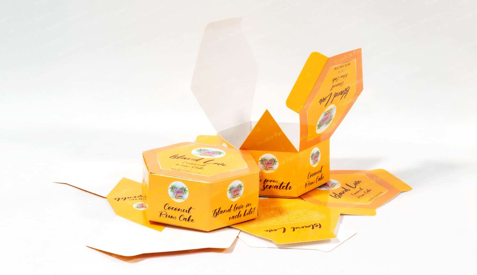 cardboard hexagon boxes
