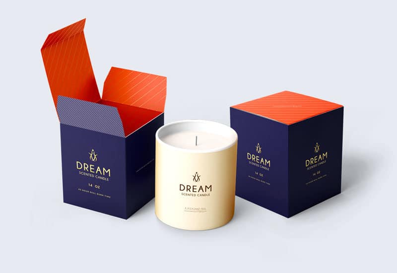 Candle Boxes | Luxury Candle Boxes | Blue Box Packaging