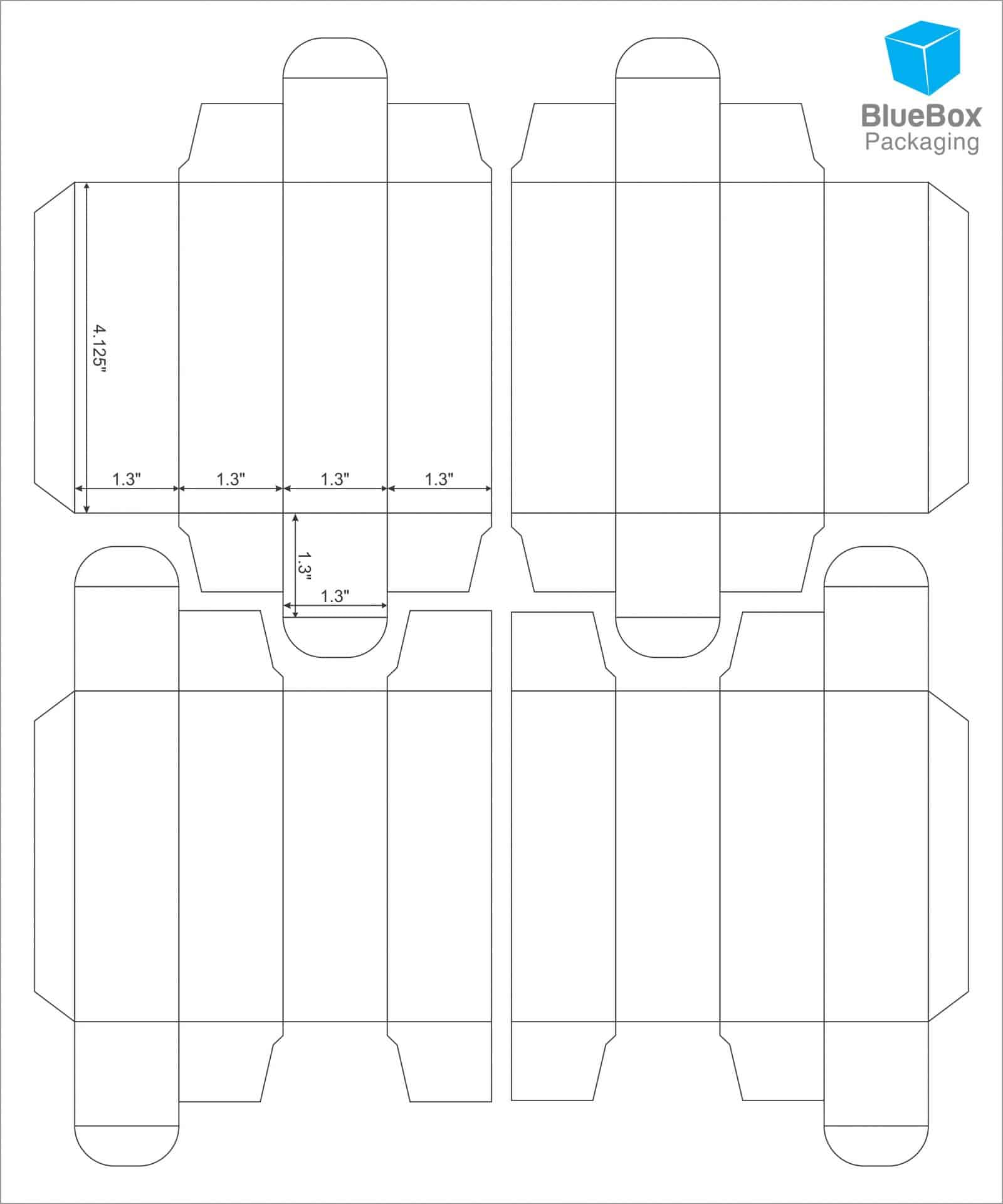 Blue box packaging_Mtiva_Pack_Sketch