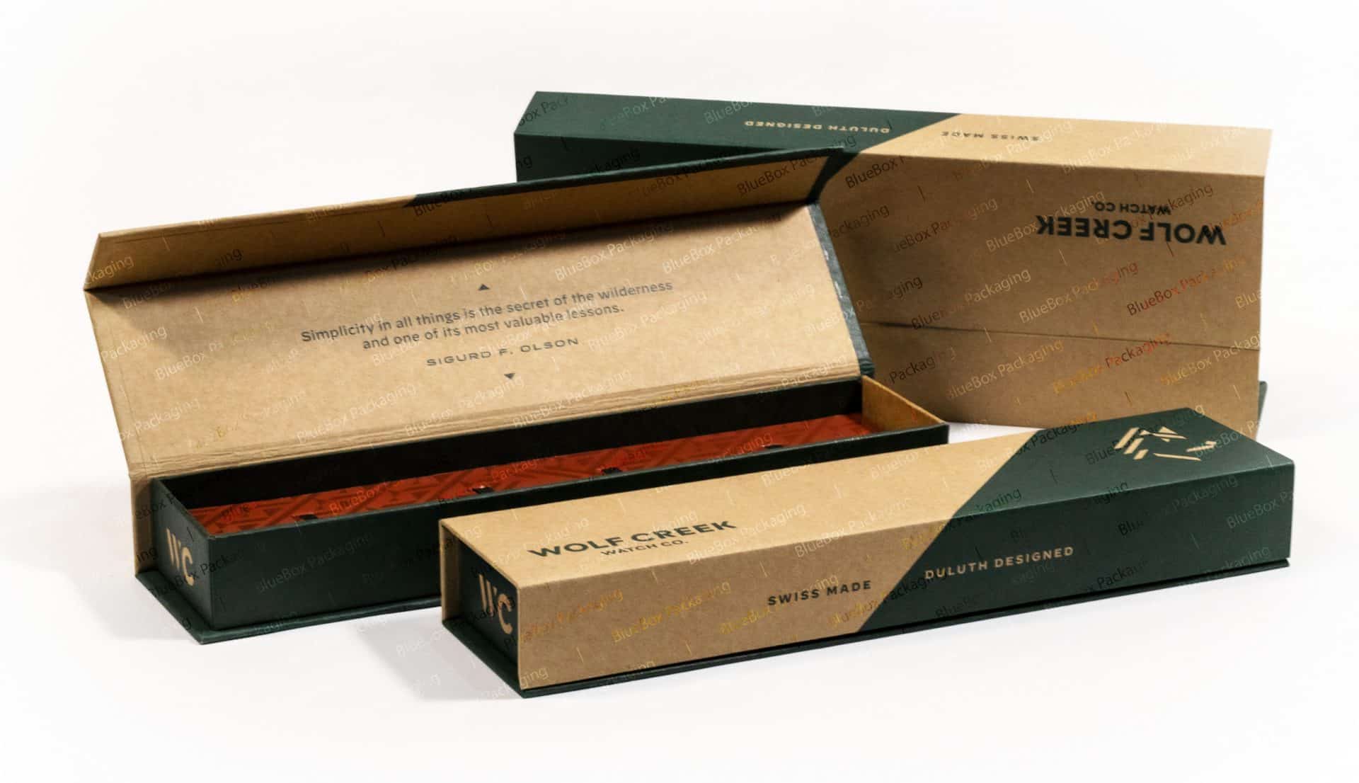 front closure rigid boxes