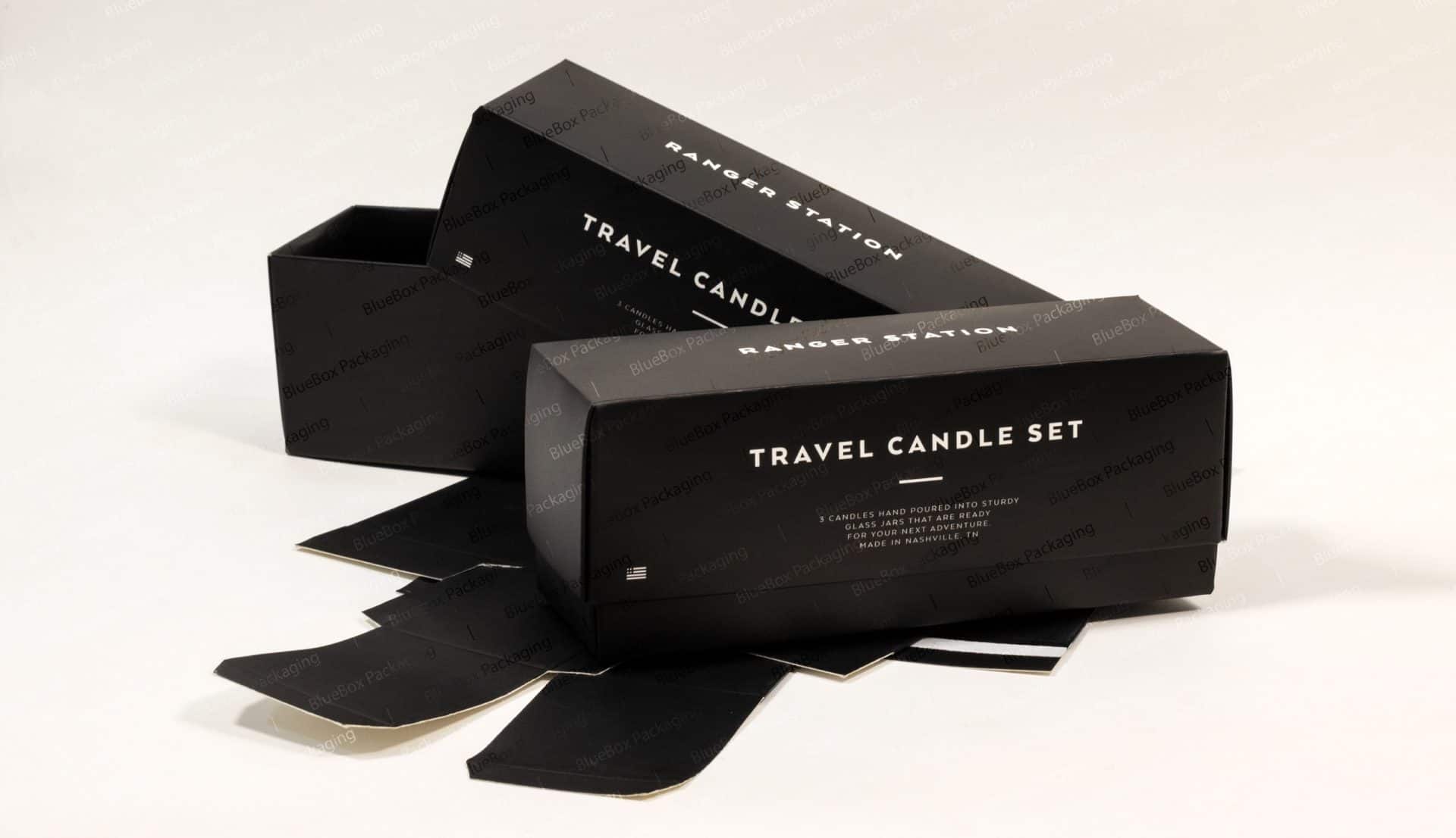 cardboard telescopic travel candle boxes