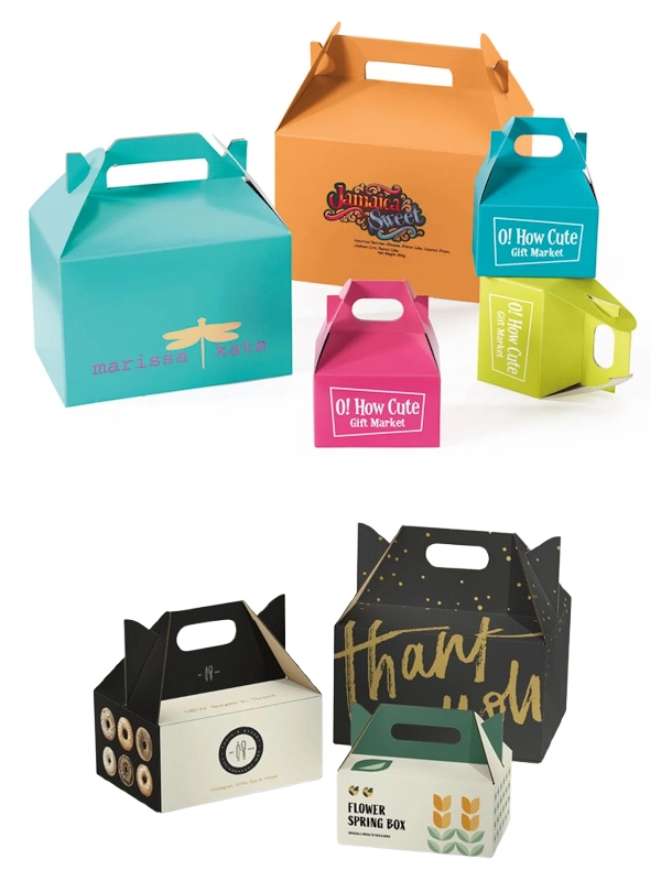 Custom Gable Boxes With Logo