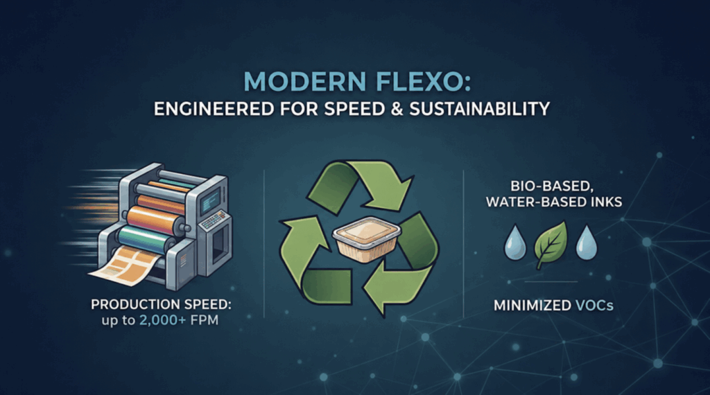 Modern flexo press