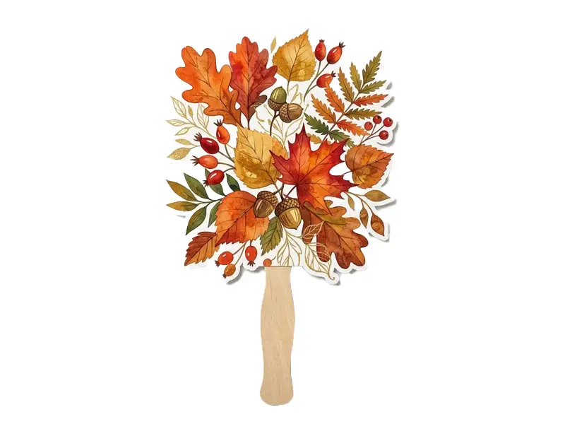 custom paper hand fans